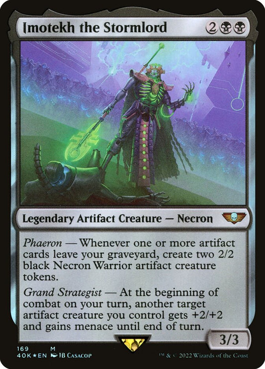 Imotekh the Stormlord 169 (Universes Beyond: Warhammer 40,000)  - Foil