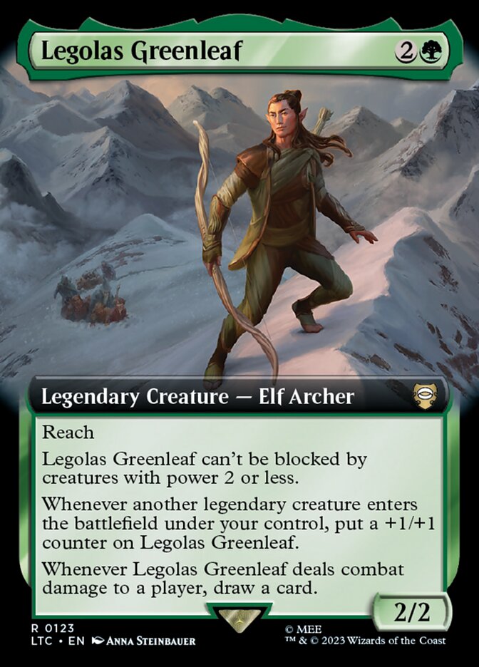 Legolas Greenleaf 123 (Commander: The Lord of the Rings: Tales of Middle-earth)  - Extended Art