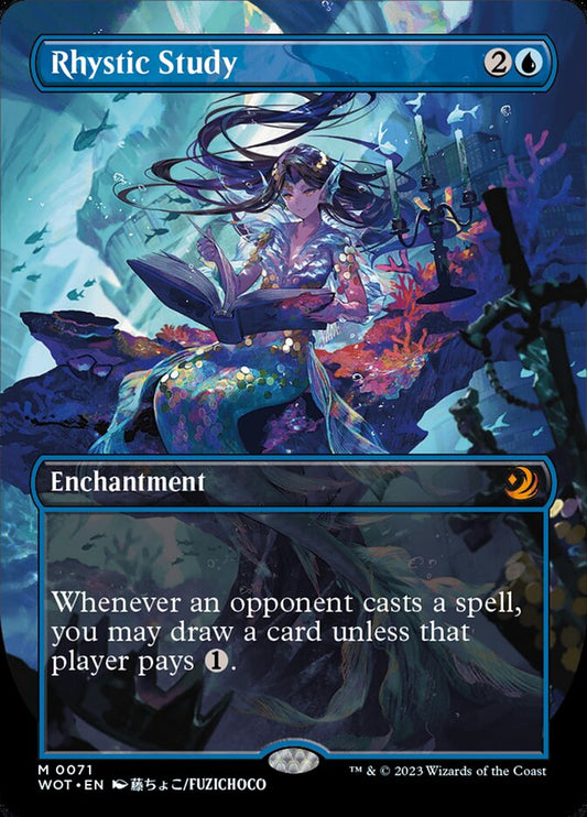 Rhystic Study 71 (Wilds of Eldraine: Enchanting Tales)  - Borderless