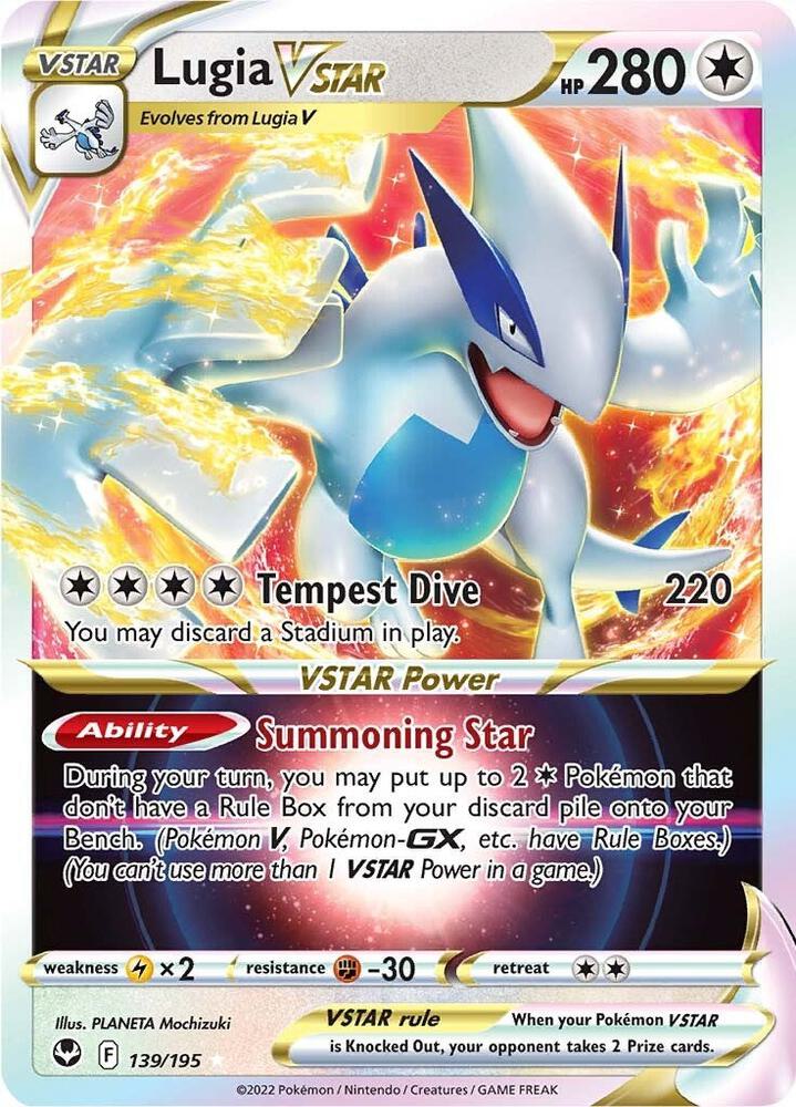 Lugia VSTAR 139/195 (SWSH12: Silver Tempest)  - Holofoil