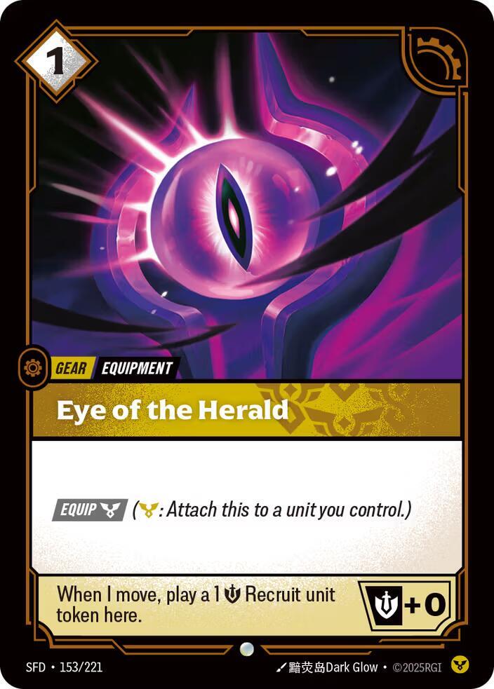 Eye of the Herald 153/221 (Spiritforged)  - Foil