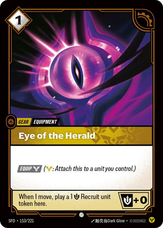 Eye of the Herald 153/221 (Spiritforged)  - Foil
