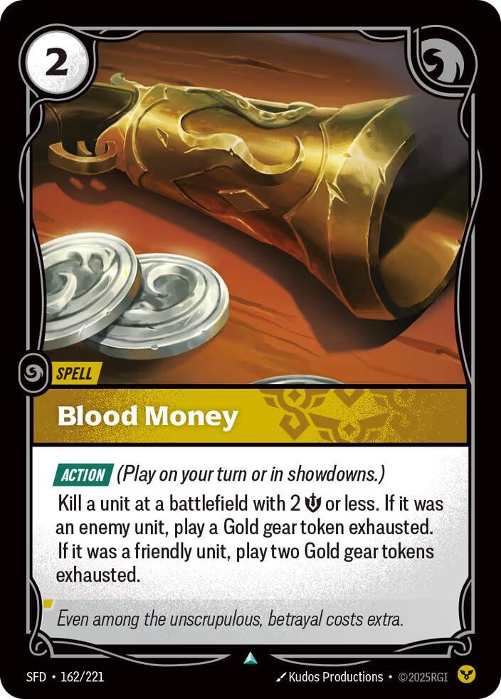 Blood Money 162/221 (Spiritforged)  - Foil