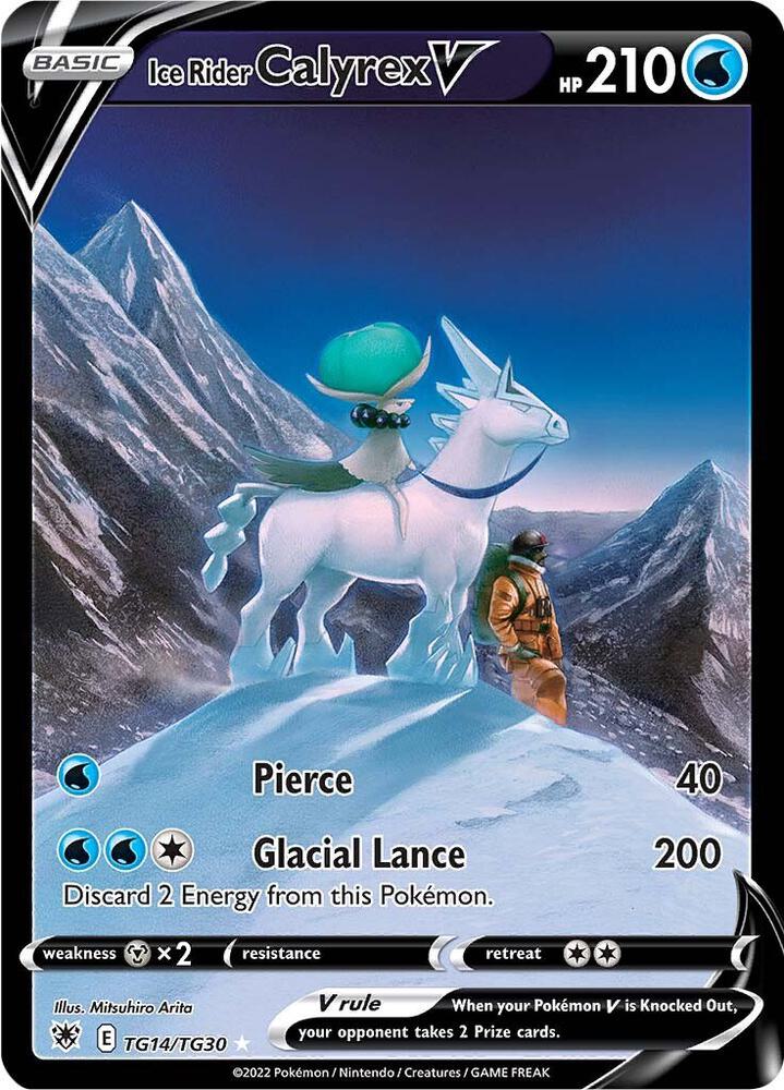 Ice Rider Calyrex V TG14/TG30 (SWSH10: Astral Radiance Trainer Gallery)  - Holofoil
