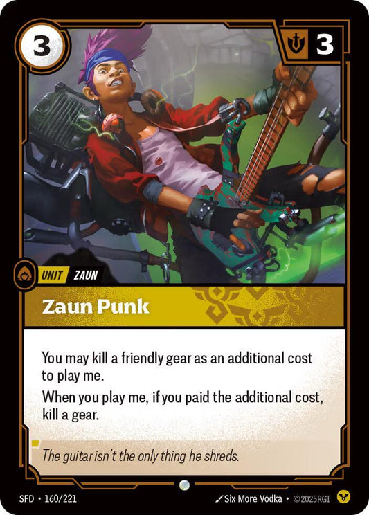 Zaun Punk 160/221 (Spiritforged)  - Foil