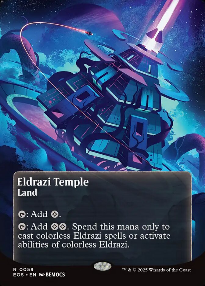 Eldrazi Temple 59 (Edge of Eternities: Stellar Sights)  - Borderless