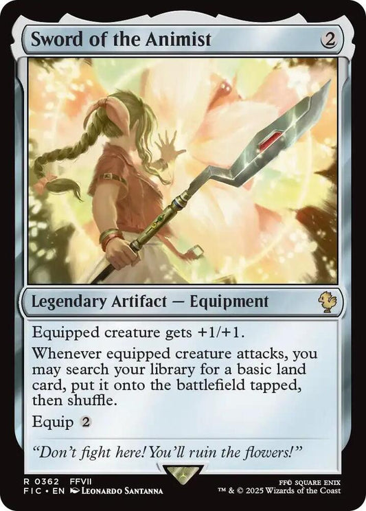 Sword of the Animist 362 (Commander: FINAL FANTASY)  - Surge Foil