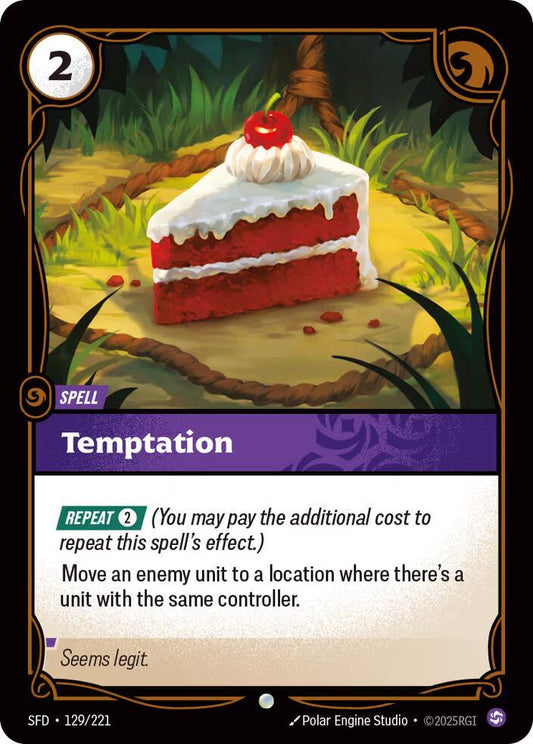 Temptation 129/221 (Spiritforged)  - Foil