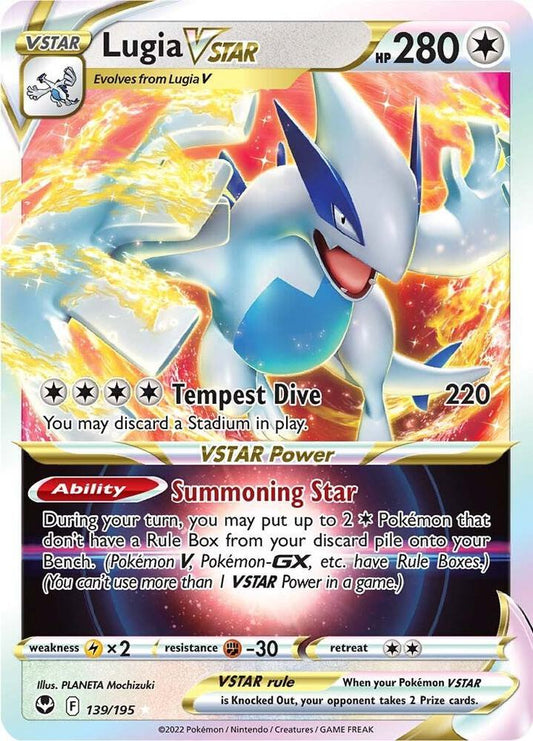 Lugia VSTAR 139/195 (SWSH12: Silver Tempest)  - Holofoil