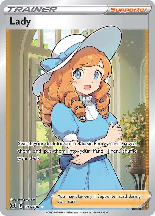 Lady 193/196 (SWSH11: Lost Origin)  - Holofoil