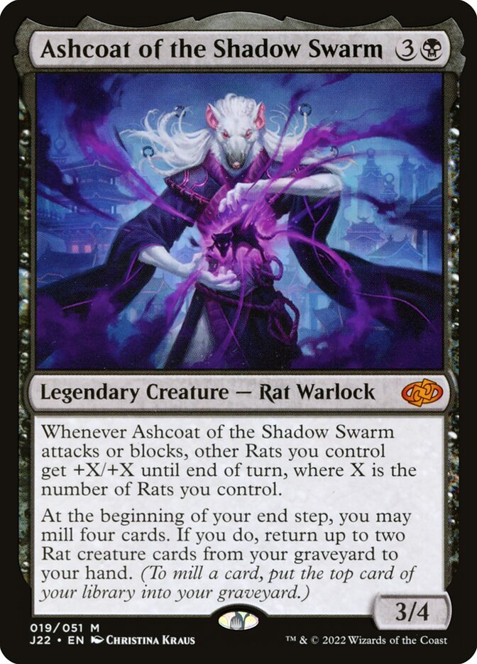 Ashcoat of the Shadow Swarm 19 (Jumpstart 2022) 