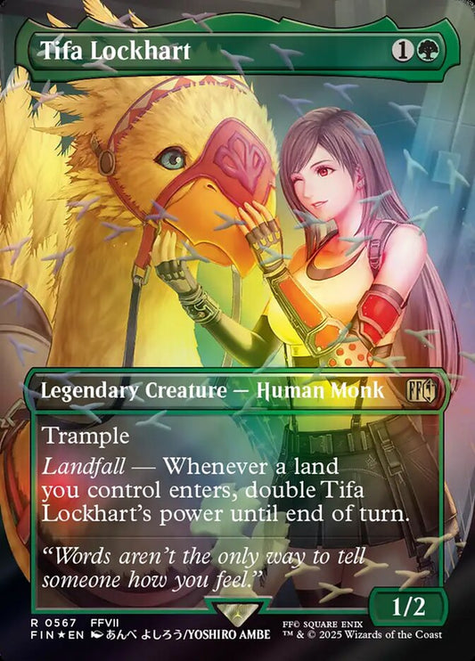 Tifa Lockhart  567 (FINAL FANTASY)  - Borderless Chocobo Track Foil