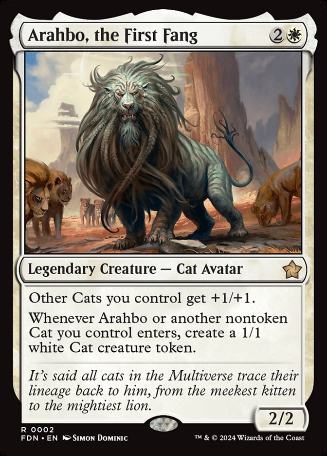 Arahbo, the First Fang 2/291 (Foundations) 