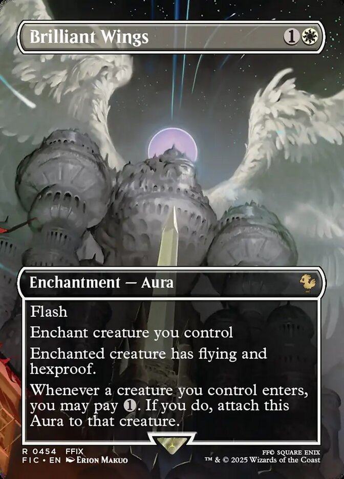Brilliant Wings 454 (Commander: FINAL FANTASY)  - Borderless Foil