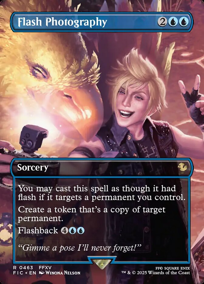 Flash Photography 463 (Commander: FINAL FANTASY)  - Borderless Foil