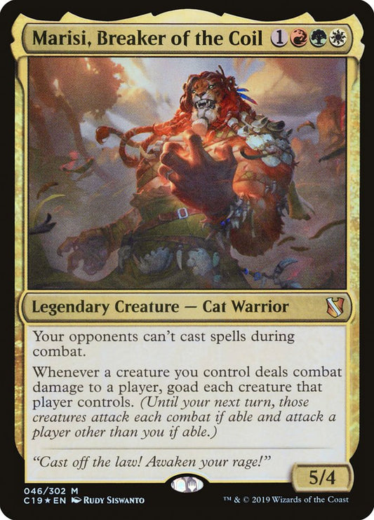 Marisi Breaker of the Coil 46 (Commander 2019)  - Foil