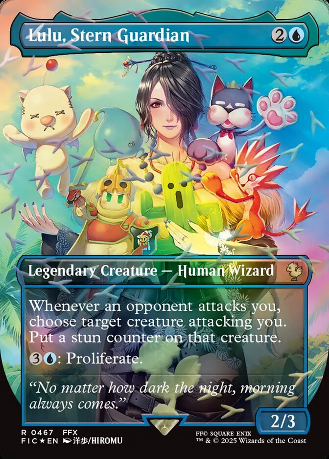 Lulu, Stern Guardian 467 (Commander: FINAL FANTASY)  - Borderless Chocobo Track Foil