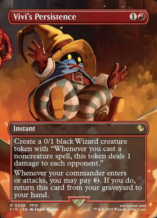 Vivi's Persistence 458/100 (Commander: FINAL FANTASY)  - Borderless