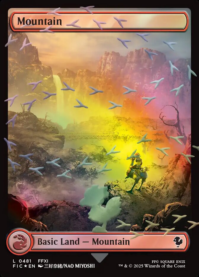 Mountain 481 (Commander: FINAL FANTASY)  - Foil