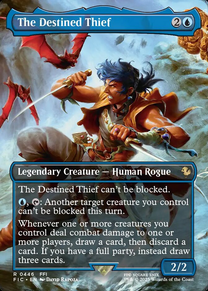 The Destined Thief 446 (Commander: FINAL FANTASY)  - Borderless Foil