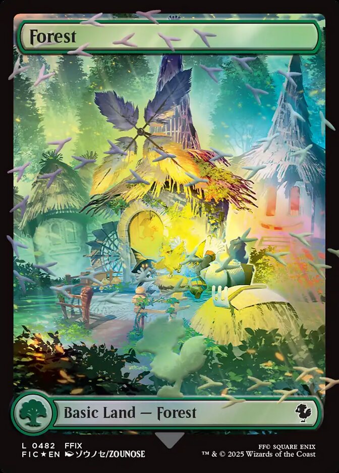 Forest 482 (Commander: FINAL FANTASY)  - Foil