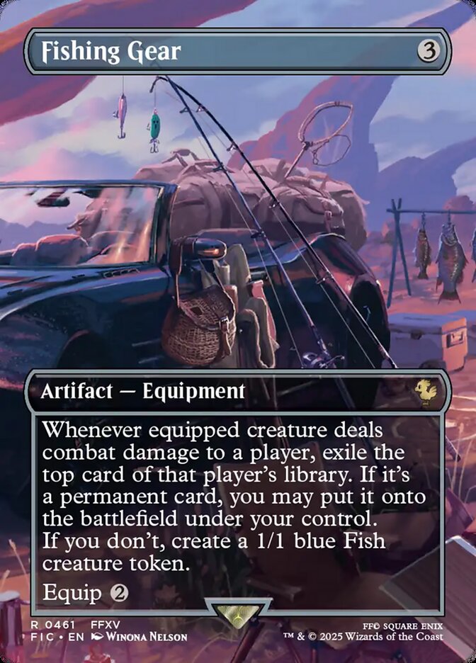 Fishing Gear 461 (Commander: FINAL FANTASY)  - Borderless Foil