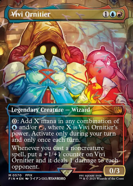 Vivi Ornitier  570 (FINAL FANTASY)  - Borderless Chocobo Track Foil