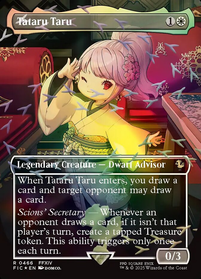 Tataru Taru 466 (Commander: FINAL FANTASY)  - Borderless Chocobo Track Foil