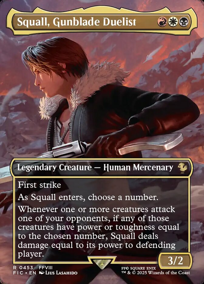 Squall, Gunblade Duelist 453 (Commander: FINAL FANTASY)  - Borderless
