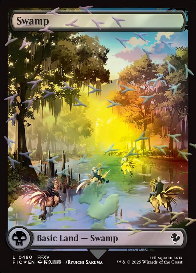 Swamp 480 (Commander: FINAL FANTASY)  - Foil