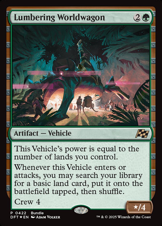 Lumbering Worldwagon DFT Bundle 422 (Unique and Miscellaneous Promos)  - Foil