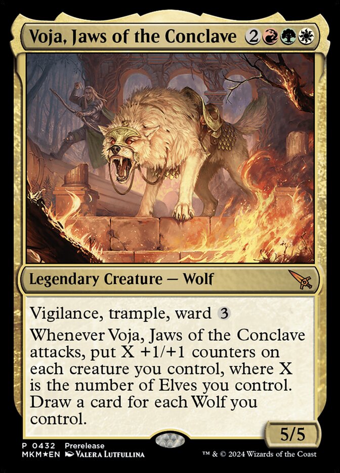 Voja Jaws of the Conclave 432 (Prerelease Cards)  - Foil