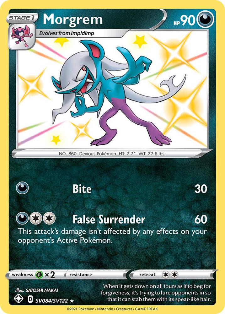 Morgrem SV084/SV122 (Shining Fates: Shiny Vault)  - Holofoil