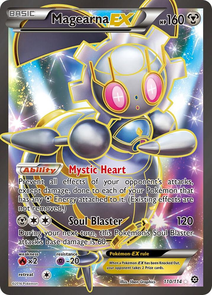 Magearna EX 110/114 (XY - Steam Siege)  - Holofoil