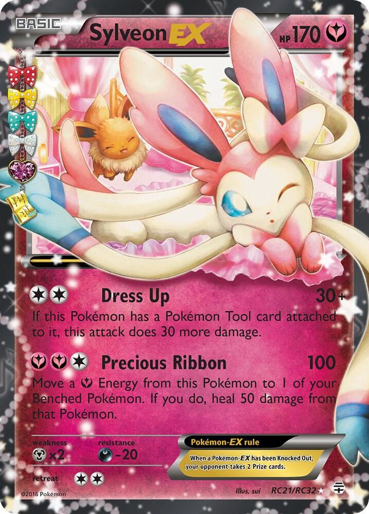 Sylveon EX RC21/RC32 (Generations: Radiant Collection)  - Holofoil