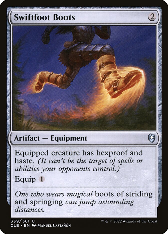 Swiftfoot Boots 339 (Commander Legends: Battle for Baldur's Gate) 