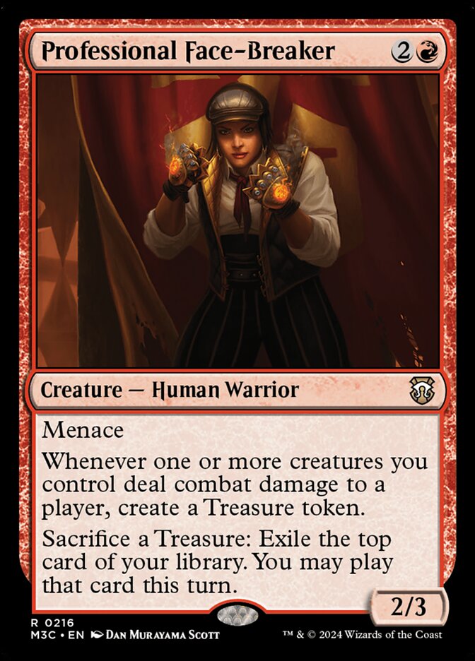 Professional Face-Breaker 216 (Commander: Modern Horizons 3) 