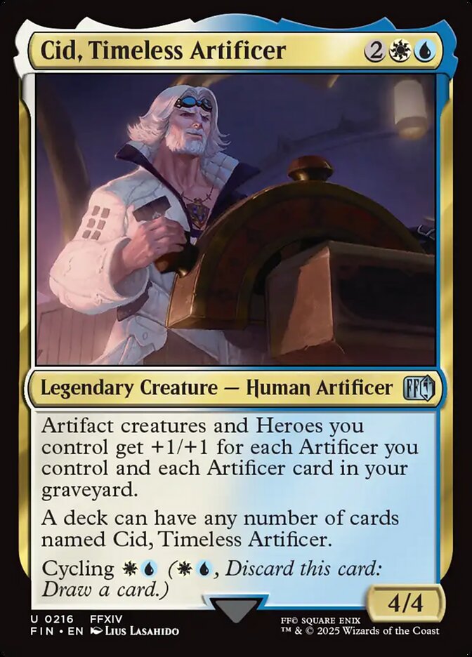 Cid, Timeless Artificer 216/309 (FINAL FANTASY) 