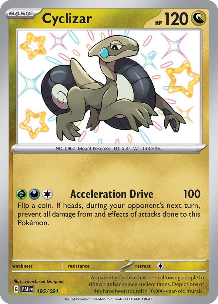 Cyclizar 195/091 (SV: Paldean Fates)  - Holofoil