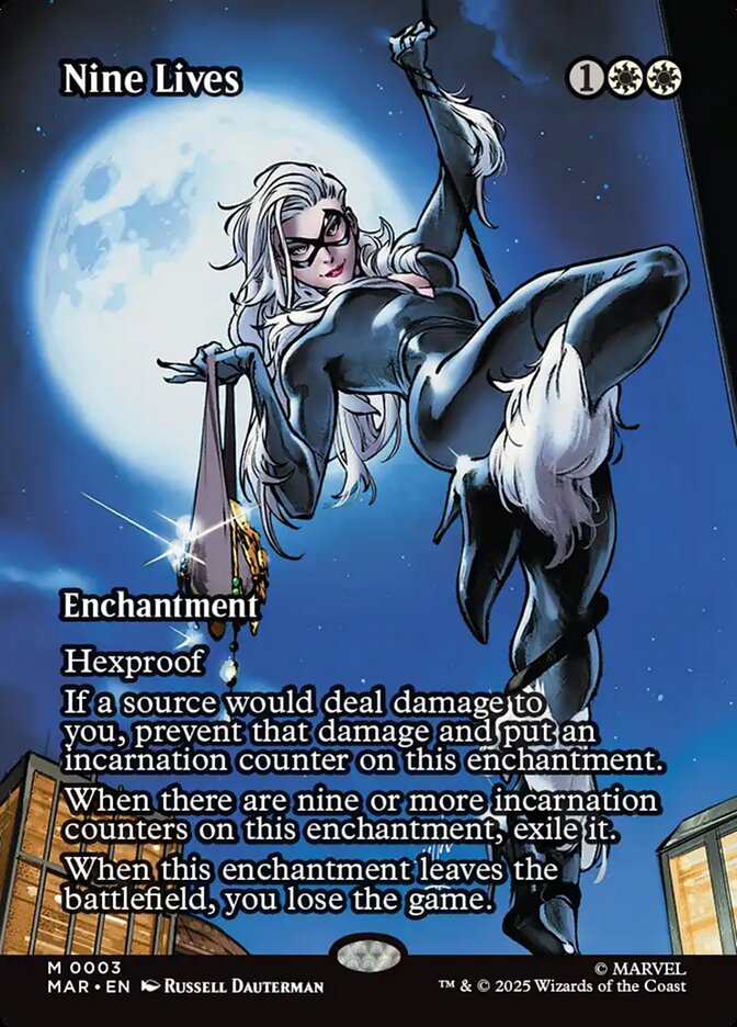 Nine Lives 3 (Marvel Universe Eternal-Legal)  - Borderless Foil