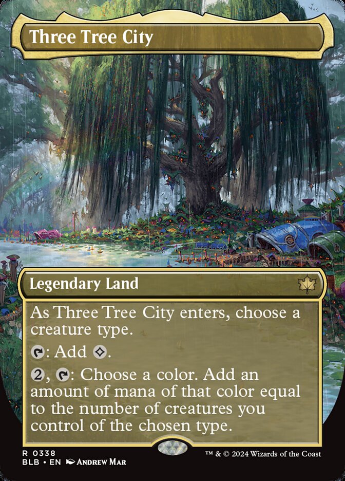 Three Tree City 338 (Bloomburrow)  - Borderless Foil
