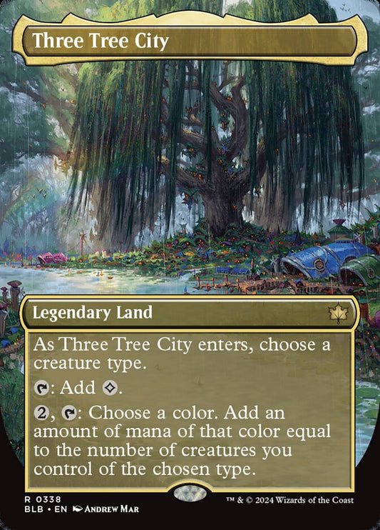 Three Tree City 338 (Bloomburrow)  - Borderless Foil
