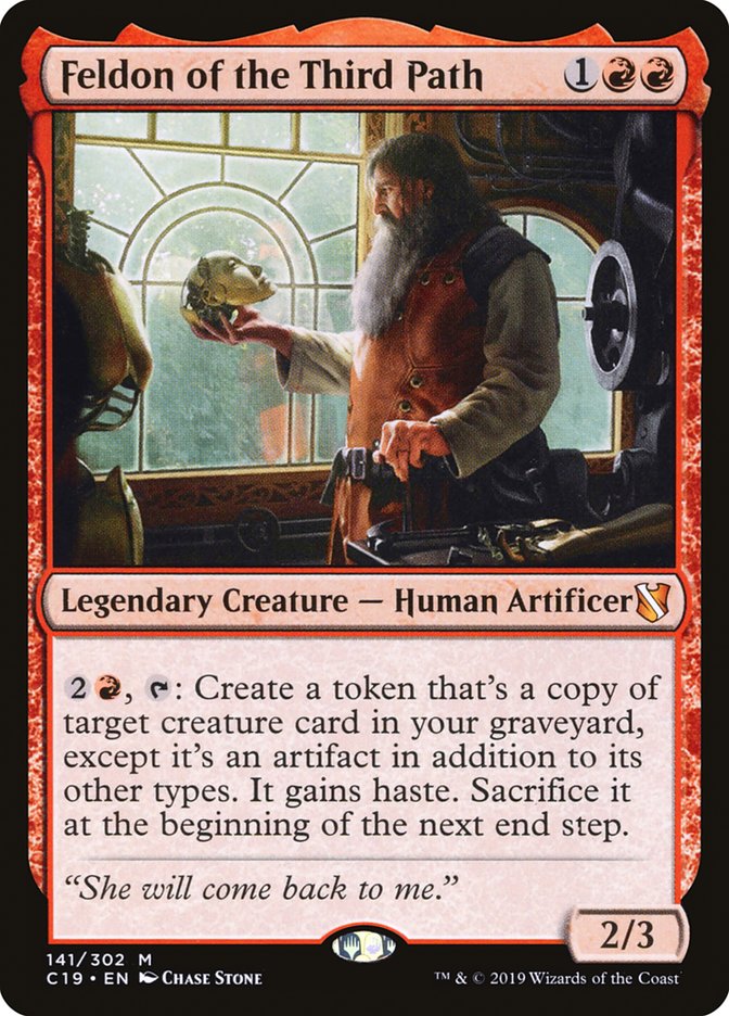 Feldon of the Third Path 141/302 (Commander 2019) 