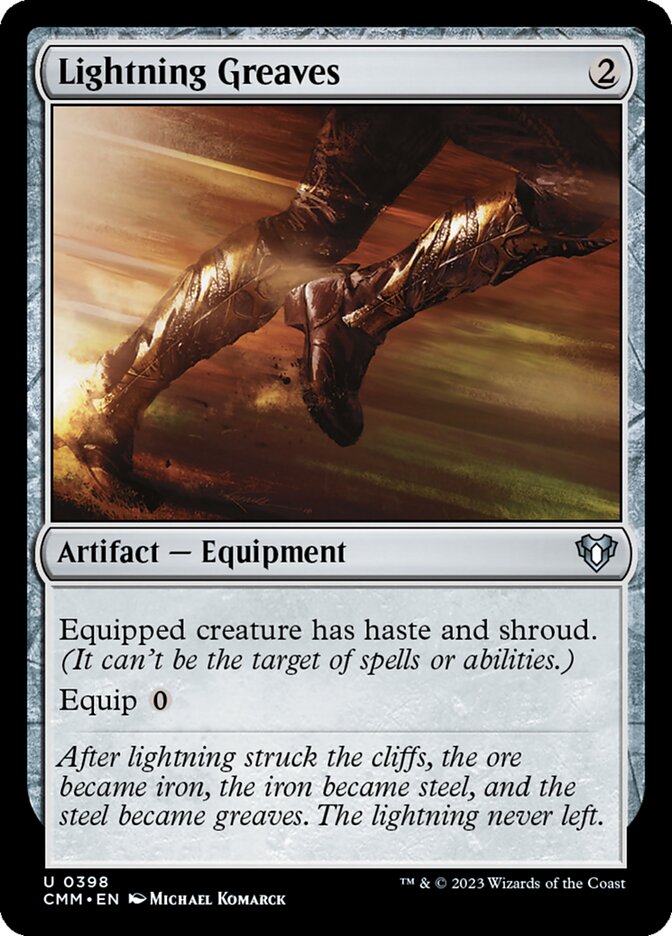 Lightning Greaves 398 (Commander Masters) 