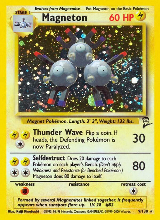 Magneton 009/130 (Base Set 2)  - Holofoil