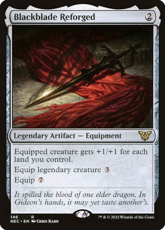 Blackblade Reforged 146/38 (Commander: Kamigawa: Neon Dynasty) 
