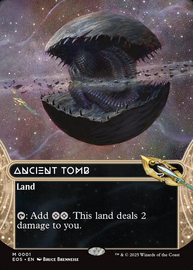 Ancient Tomb 1 (Edge of Eternities: Stellar Sights)  - Borderless Foil