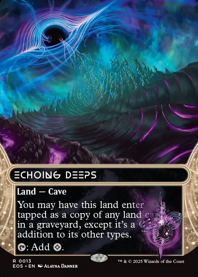 Echoing Deeps 13 (Edge of Eternities: Stellar Sights)  - Borderless