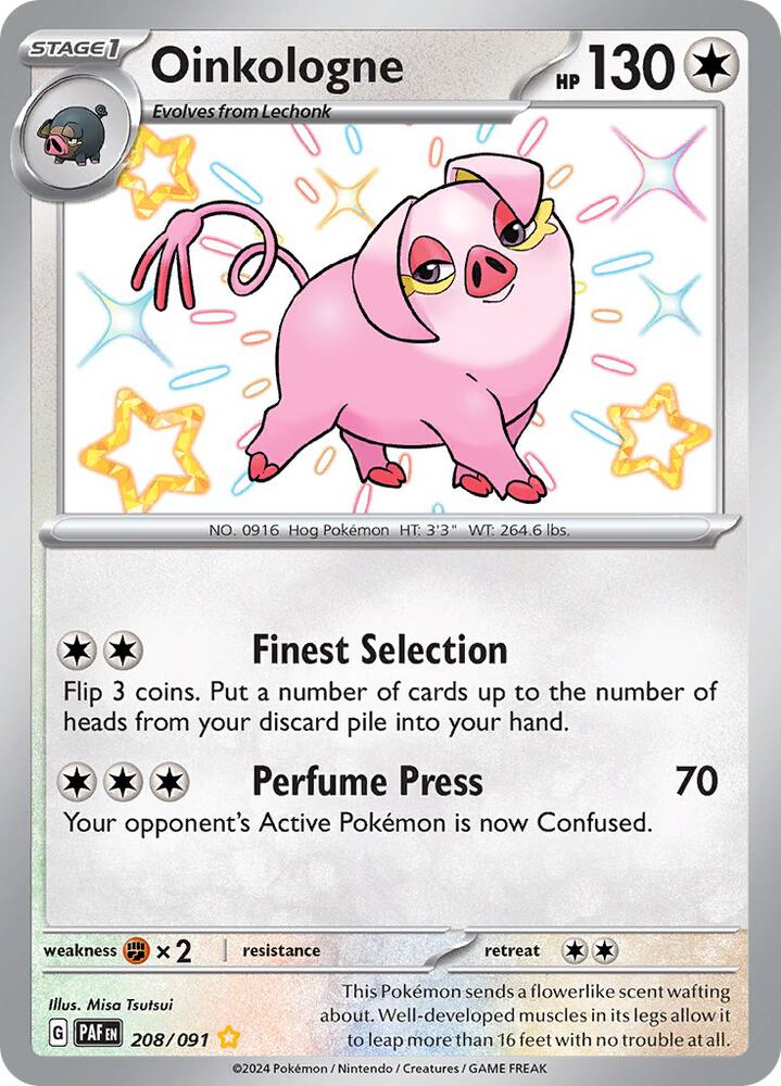 Oinkologne 208/091 (SV: Paldean Fates)  - Holofoil