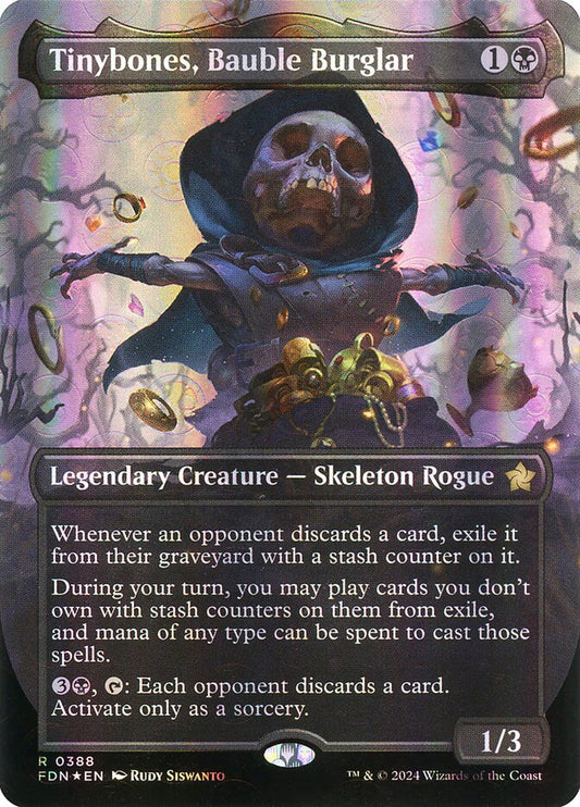 Tinybones, Bauble Burglar 388/291 (Foundations)  - Borderless Mana Foil
